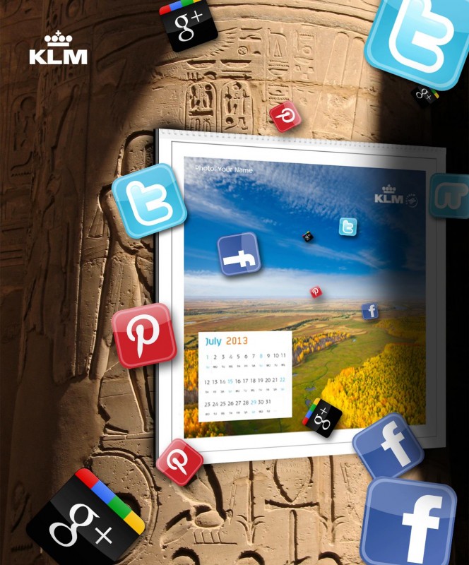 KLM Calendar - source http://on.fb.me/K829iD
