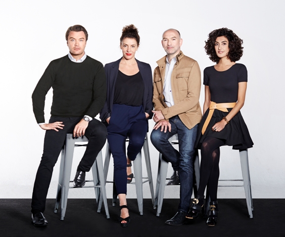 Left to Right: Claus Lindorff, Founder and Managing Director, Safia Bouyahia, Creative Director, André Mazal, Director of Strategic Planning, and Brune Buonomano, Deputy Managing Director. Source: BETC