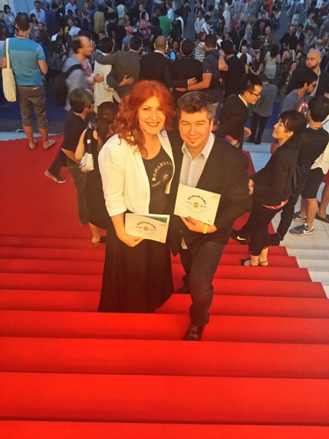 Teodora Migdalovici, ambassador Lions Festivals in Romania & founder The Alternative School of Creative Thinking, and Bogdan Herea, CEO PITECH+PLUS / ACADEMY+PLUS & supporter of Cyber category