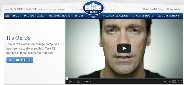 white house website screenshot