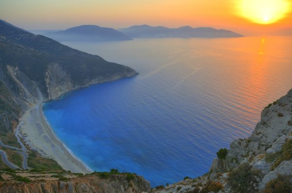 Myrtos Beach in Greece
